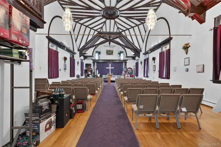 Sanctuary floor looking toward the altar